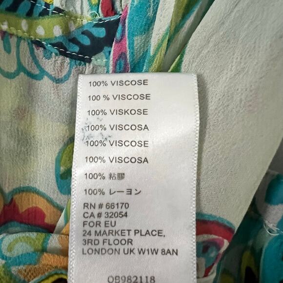 Anthropologie Maeve Frankie Off The Shoulder Blouse Small Peasant Floral Preppy - Picture 7 of 10